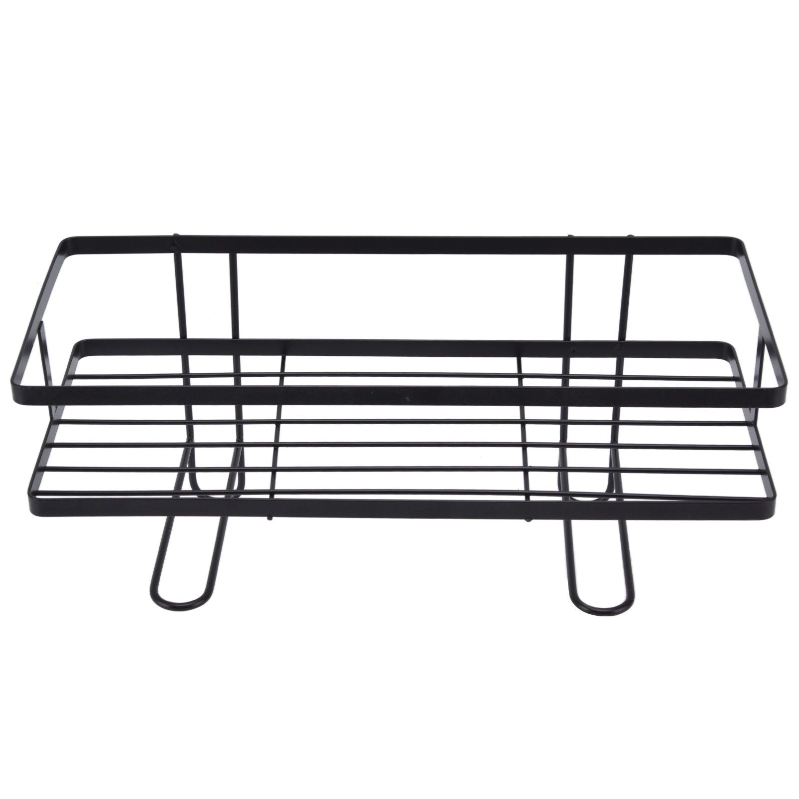 Bathroom Over The Toilet Storage Shelf Space Saver Punch Free Bathroom Storage OrganizerBlack V1294-YM0523-3112220015011
