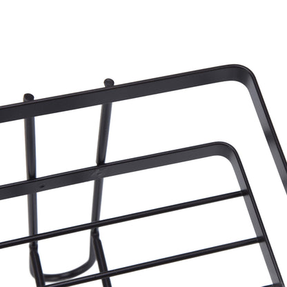 Bathroom Over The Toilet Storage Shelf Space Saver Punch Free Bathroom Storage OrganizerBlack V1294-YM0523-3112220015011