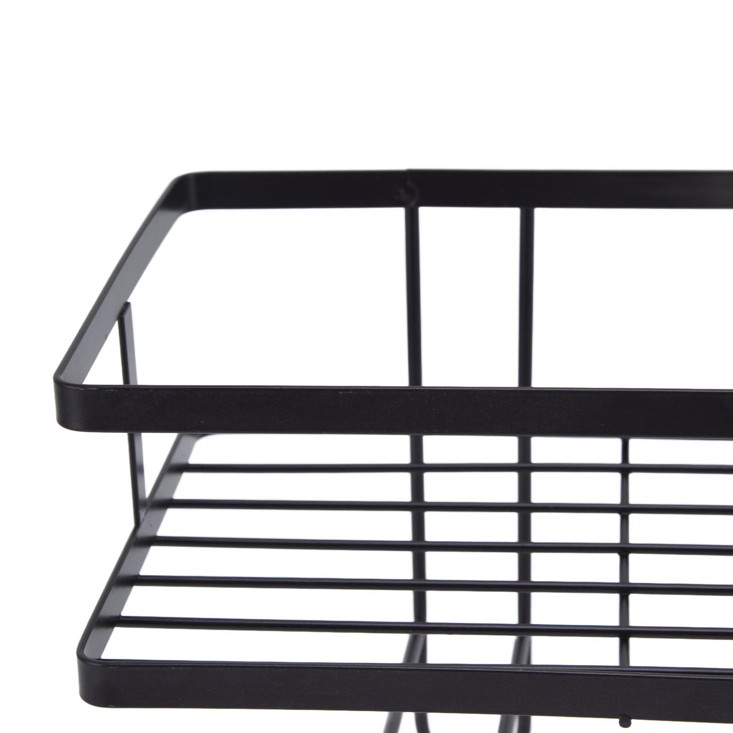 Bathroom Over The Toilet Storage Shelf Space Saver Punch Free Bathroom Storage OrganizerBlack V1294-YM0523-3112220015011