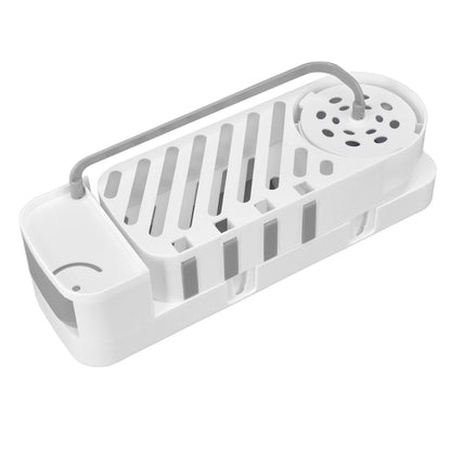 Bathroom Corner Rack Double Layer Rotatable Wall Mounted Stylish Simple Multifunctional Storage ShelfWhite V1294-YM0523-3112220015111