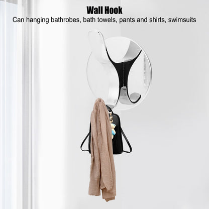 2PCS Wall Mounted Clothes Hook Heavy Duty Door Towel Hook Bathroom Wall Hanger for Household V1294-YM0523-3112220016111