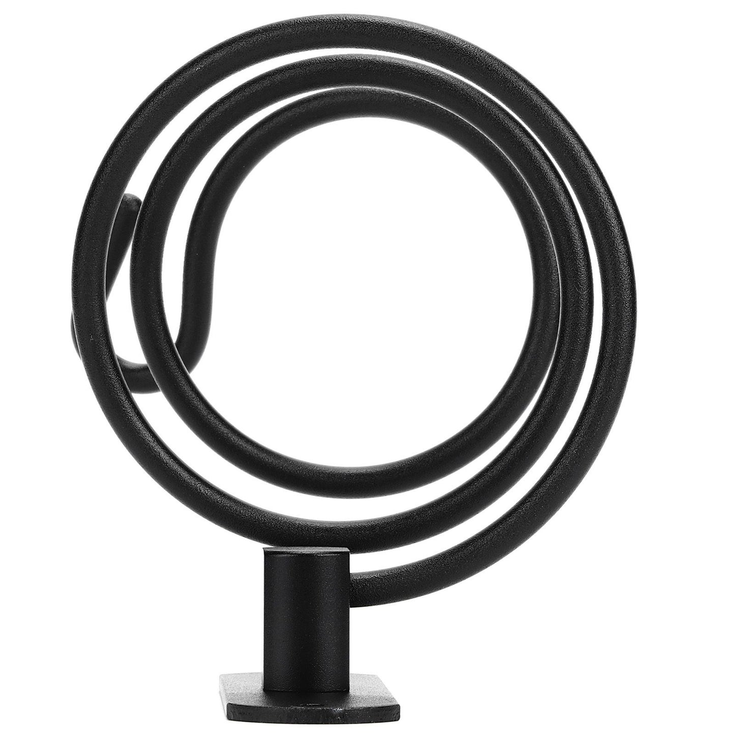 Hair Dryer Holder Wall Mounted Bathroom Blower Hanging Rack Organizer Punching Free Black V1294-YM0523-3112220017611