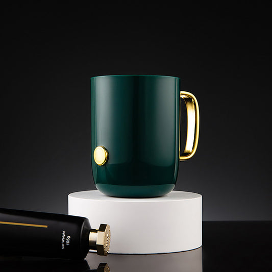 Tooth Brush Cup Bathroom Tumbler Mug Unisex PP Material for Daily Use Household TravelBlackish Green 201-300ml V1294-YM0523-3112220018012