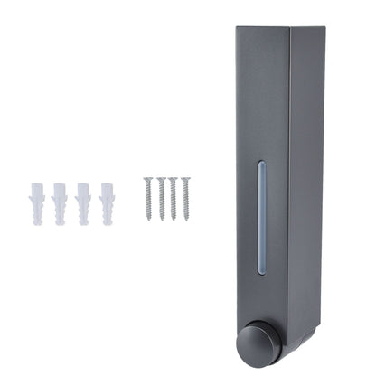 Push Type Hand Soap Dispenser 420ML 2 Compartment Design Wall Mounted Shampoo Dispenser for Hotel Home V1294-YM0523-3112220019712