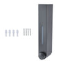 Push Type Hand Soap Dispenser 420ML 2 Compartment Design Wall Mounted Shampoo Dispenser for Hotel Home V1294-YM0523-3112220019712