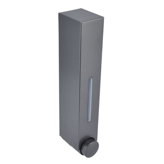 Push Type Hand Soap Dispenser 420ML 2 Compartment Design Wall Mounted Shampoo Dispenser for Hotel Home V1294-YM0523-3112220019712
