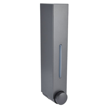 Push Type Hand Soap Dispenser 420ML 2 Compartment Design Wall Mounted Shampoo Dispenser for Hotel Home V1294-YM0523-3112220019712