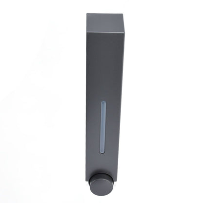 Push Type Hand Soap Dispenser 420ML 2 Compartment Design Wall Mounted Shampoo Dispenser for Hotel Home V1294-YM0523-3112220019712