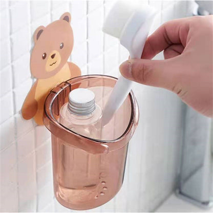 Wall Mounted Bathroom Toothbrush Holder Toothpaste Storage Box Home Storage RackCoffee V1294-YM0523-3112220020312