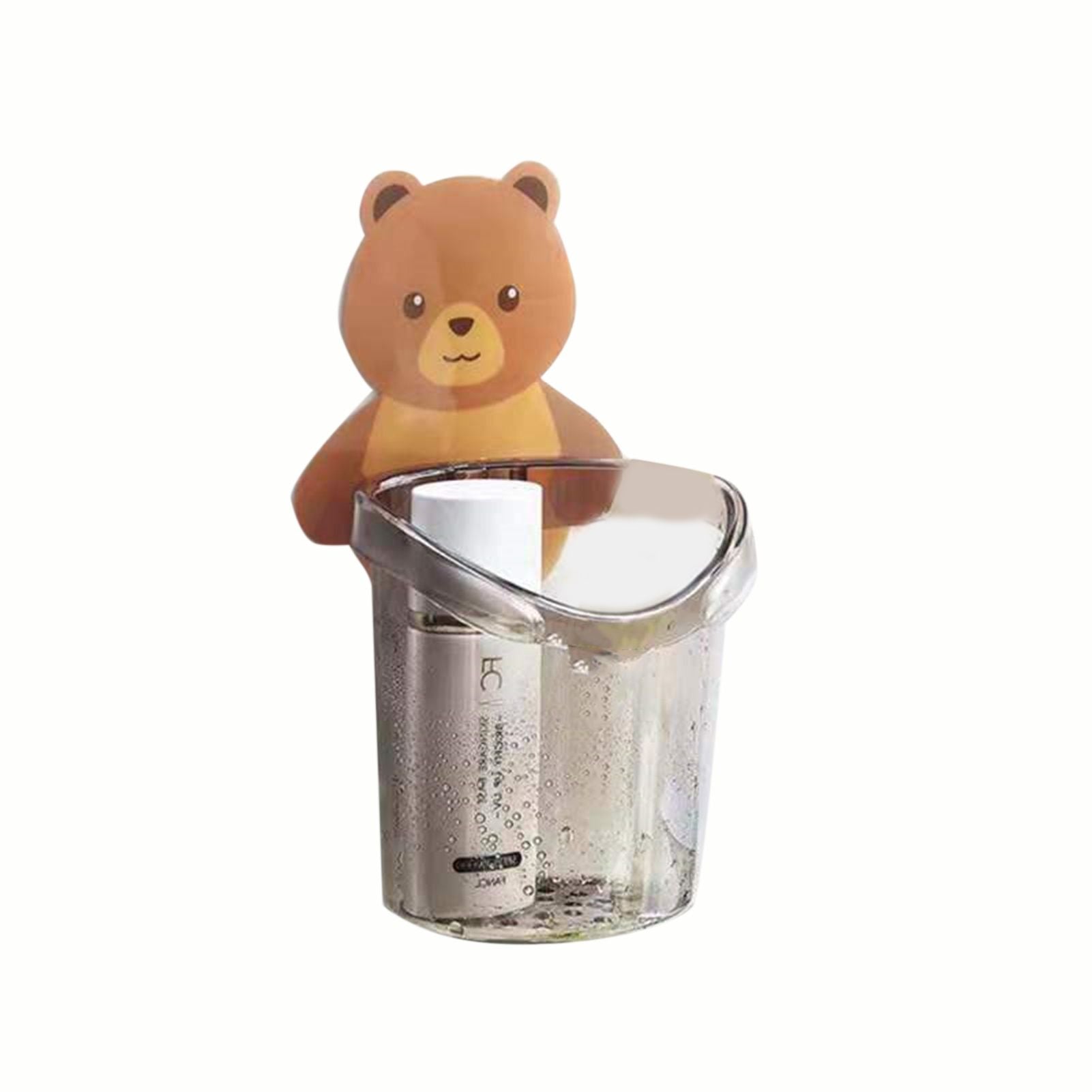 Wall Mounted Bathroom Toothbrush Holder Toothpaste Storage Box Home Storage RackGray V1294-YM0523-3112220020313