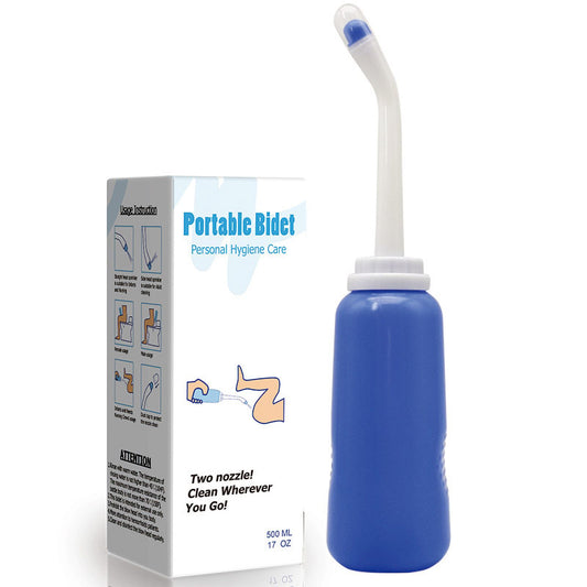 500ml Portable Bidet Sprayer Handheld Toilet Postpartum Perineal Cleansing Travel Bidet for Outdoor V1294-YM0523-3112220020611