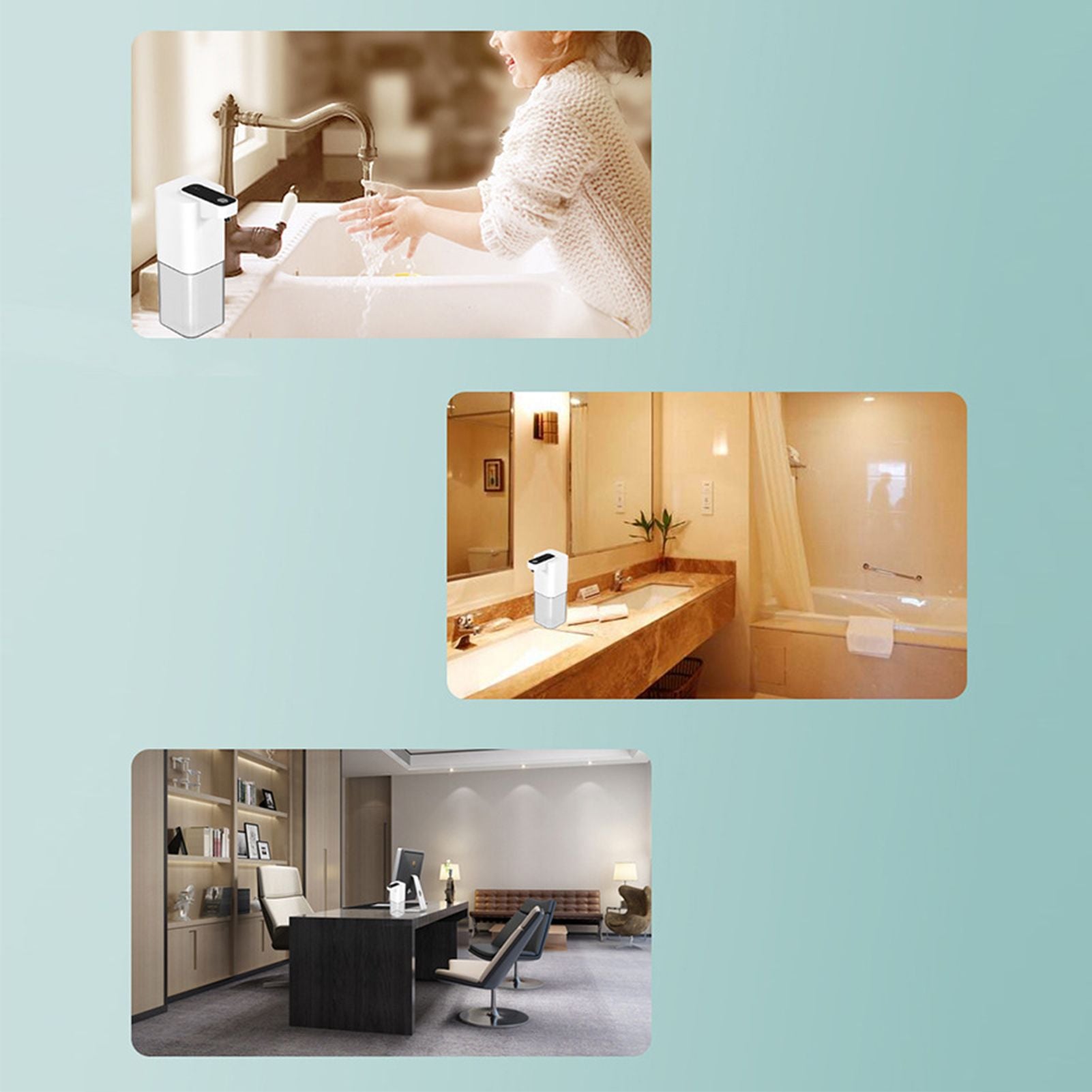 Infrared Automatic Sensor Soap Dispenser Touchless PX4 Waterproof Space Saving Automatic Dish Soap Dispenser V1294-YM0523-3112220021111