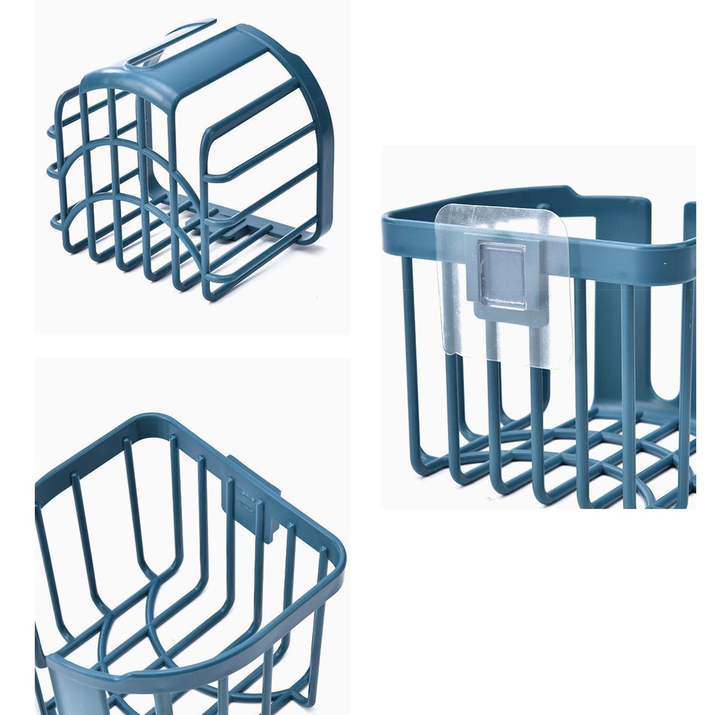 Wall Mount Paper Holder ABS Punch Free Smooth Toilet Tissue Box for Bathroom Kitchen WashroomBlue V1294-YM0523-3112220021211
