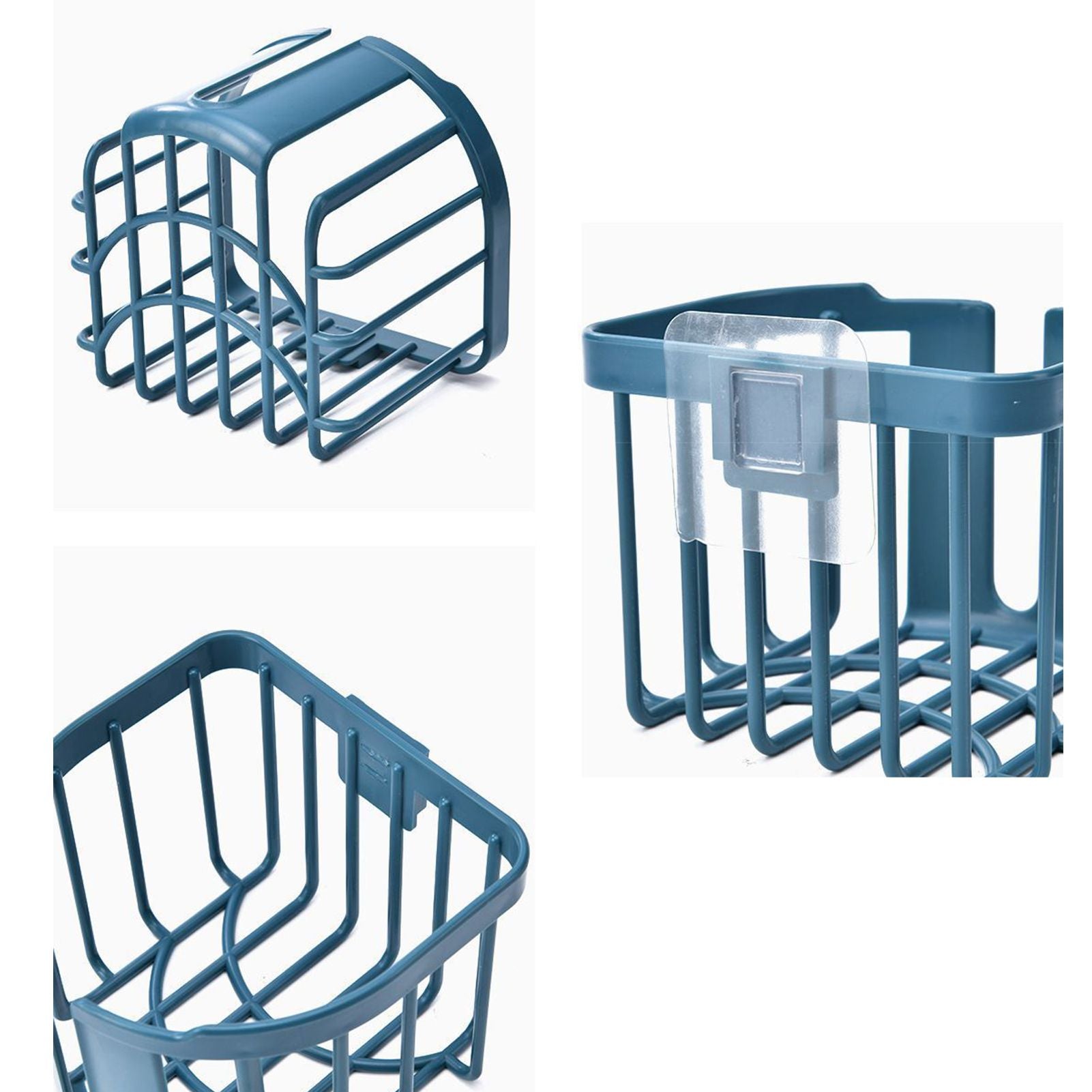 Wall Mount Paper Holder ABS Punch Free Smooth Toilet Tissue Box for Bathroom Kitchen WashroomBlue V1294-YM0523-3112220021211