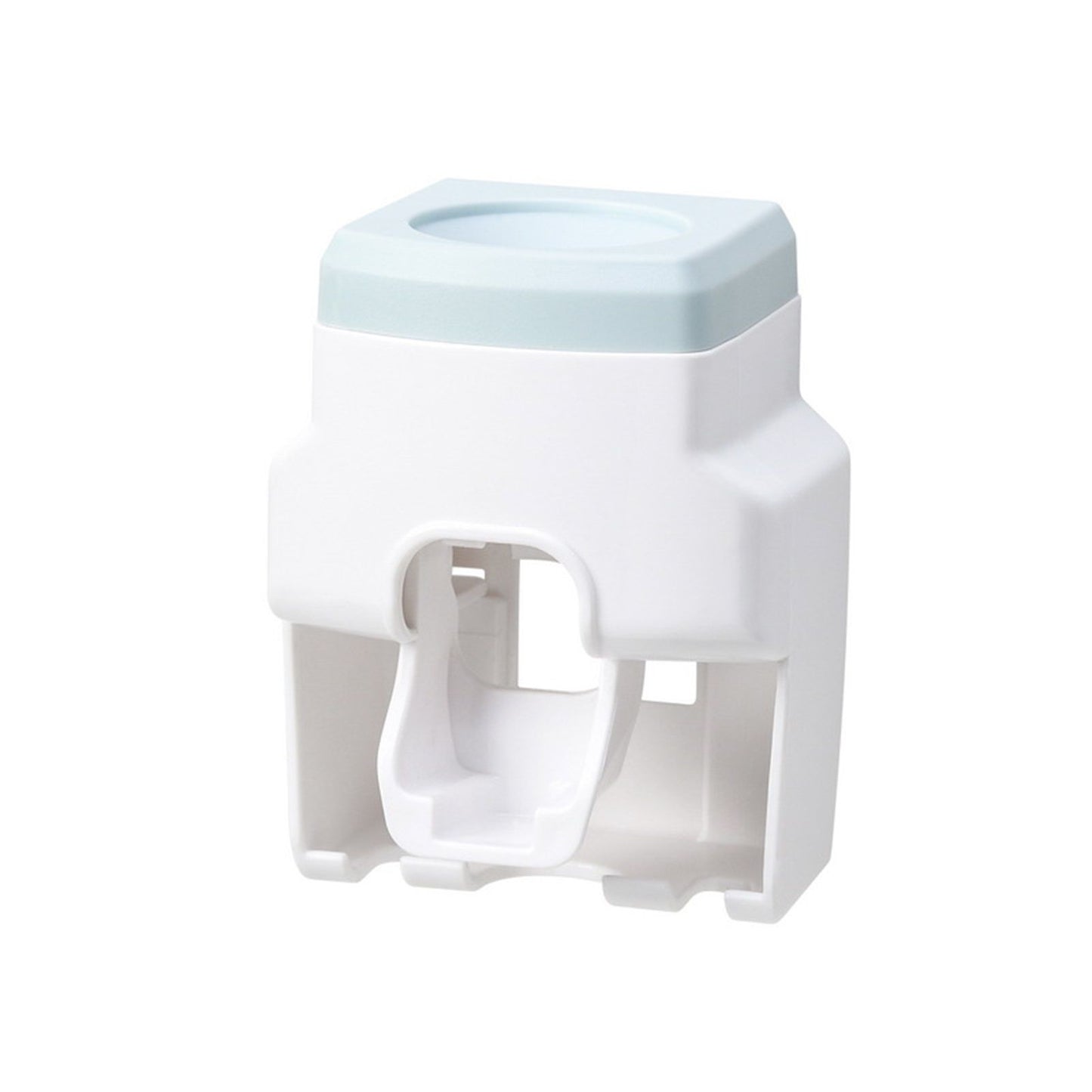 Automatic Toothpaste Dispenser Squeezer with Toothbrush Holder Wall Mounted for Bathroom Adults KidsBlue V1294-YM0523-3112220021513