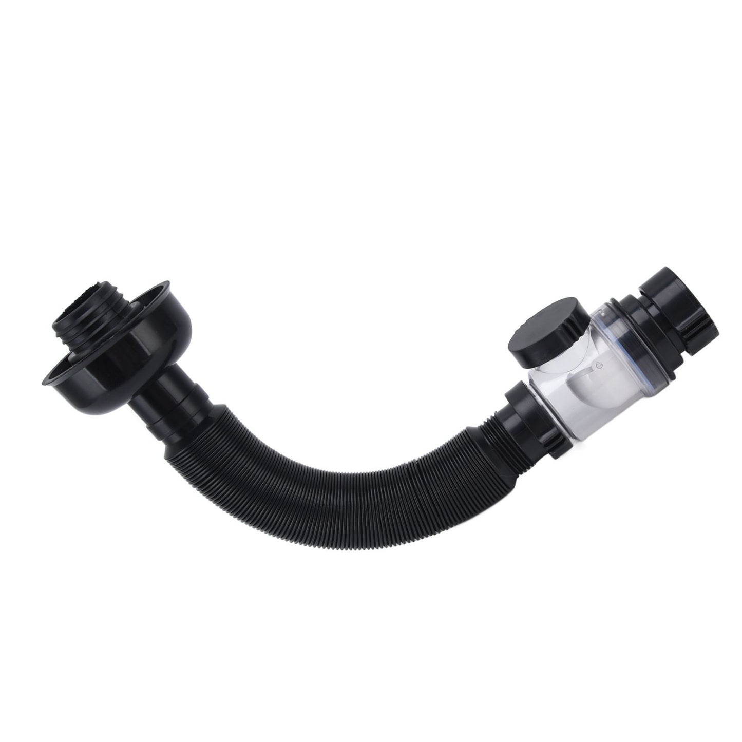 Basin Drain Pipe Wash Basin Sink Drain Hose Flexible PVC Water Pipe for Kitchen Bathroom BlackMulti Function V1294-YM0523-3112220022511