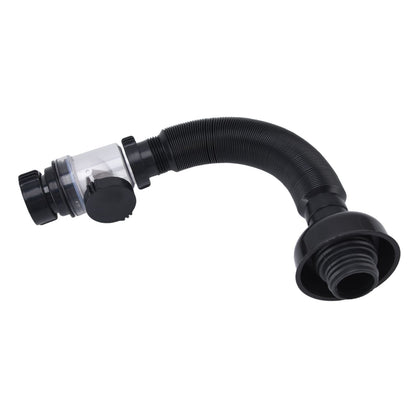 Basin Drain Pipe Wash Basin Sink Drain Hose Flexible PVC Water Pipe for Kitchen Bathroom BlackMulti Function V1294-YM0523-3112220022511