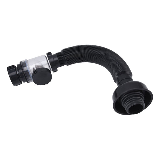 Basin Drain Pipe Wash Basin Sink Drain Hose Flexible PVC Water Pipe for Kitchen Bathroom BlackMulti Function V1294-YM0523-3112220022511