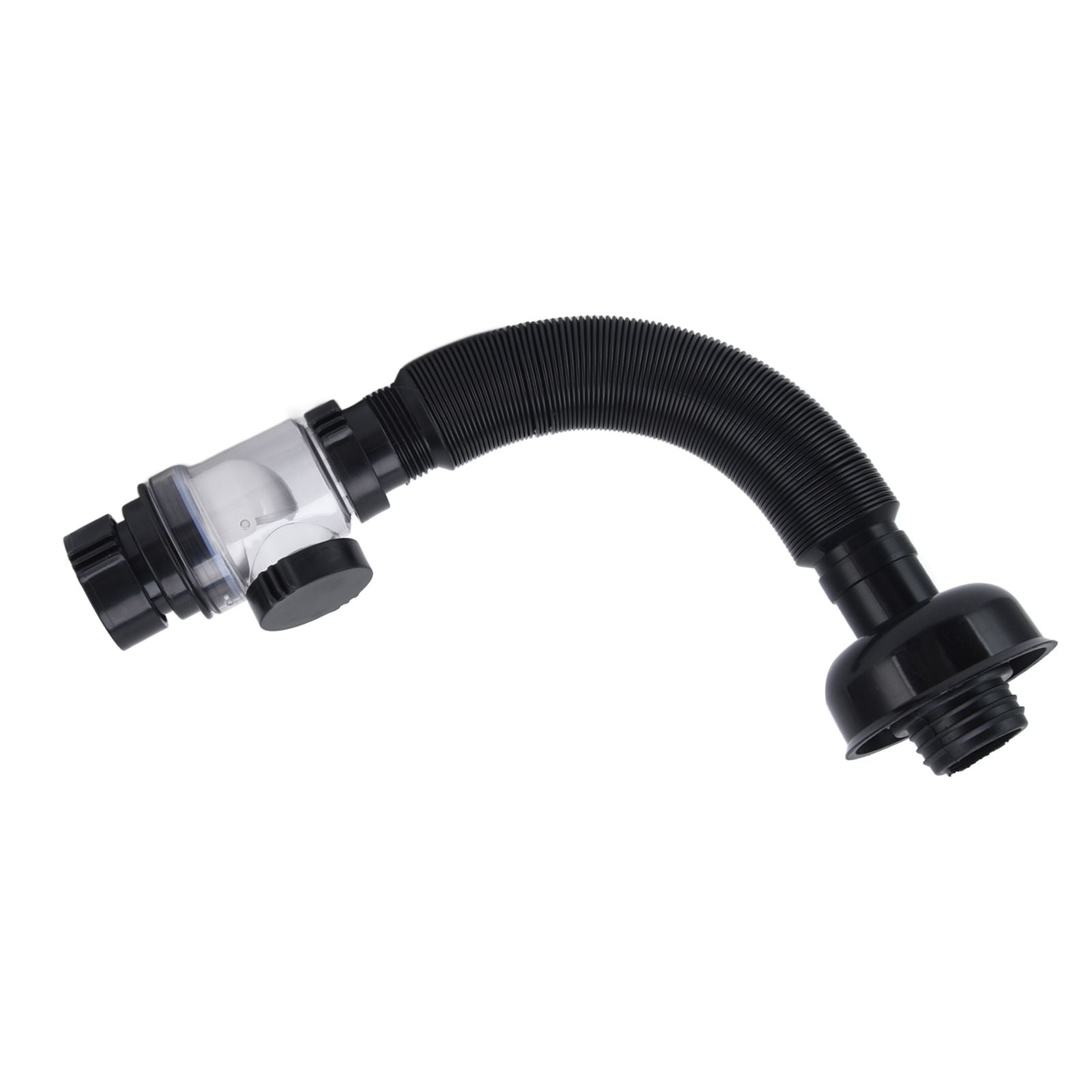Basin Drain Pipe Wash Basin Sink Drain Hose Flexible PVC Water Pipe for Kitchen Bathroom BlackMulti Function V1294-YM0523-3112220022511