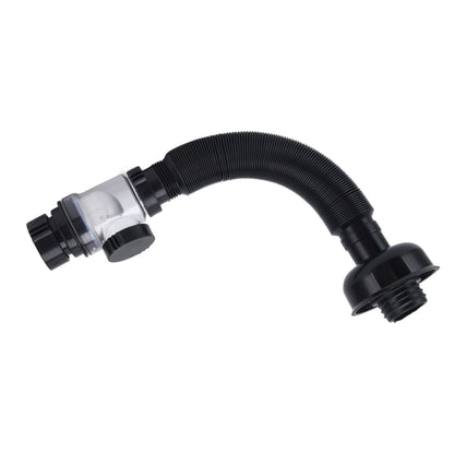 Basin Drain Pipe Wash Basin Sink Drain Hose Flexible PVC Water Pipe for Kitchen Bathroom BlackMulti Function V1294-YM0523-3112220022511