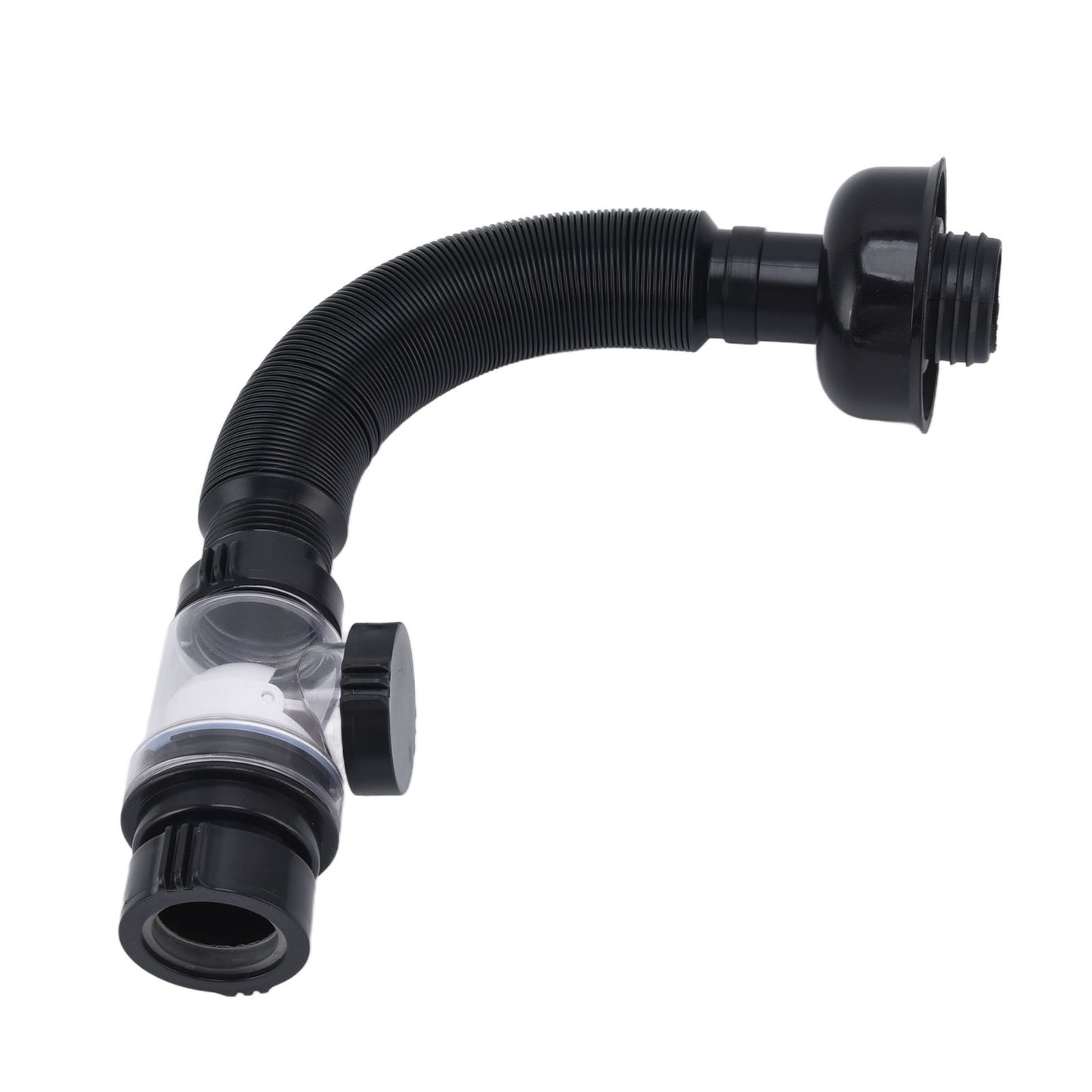 Basin Drain Pipe Wash Basin Sink Drain Hose Flexible PVC Water Pipe for Kitchen Bathroom BlackMulti Function V1294-YM0523-3112220022511
