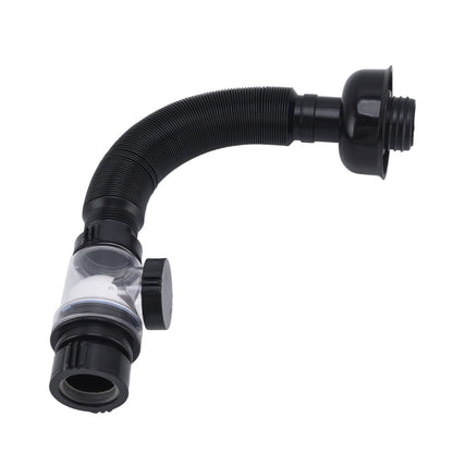 Basin Drain Pipe Wash Basin Sink Drain Hose Flexible PVC Water Pipe for Kitchen Bathroom BlackMulti Function V1294-YM0523-3112220022511