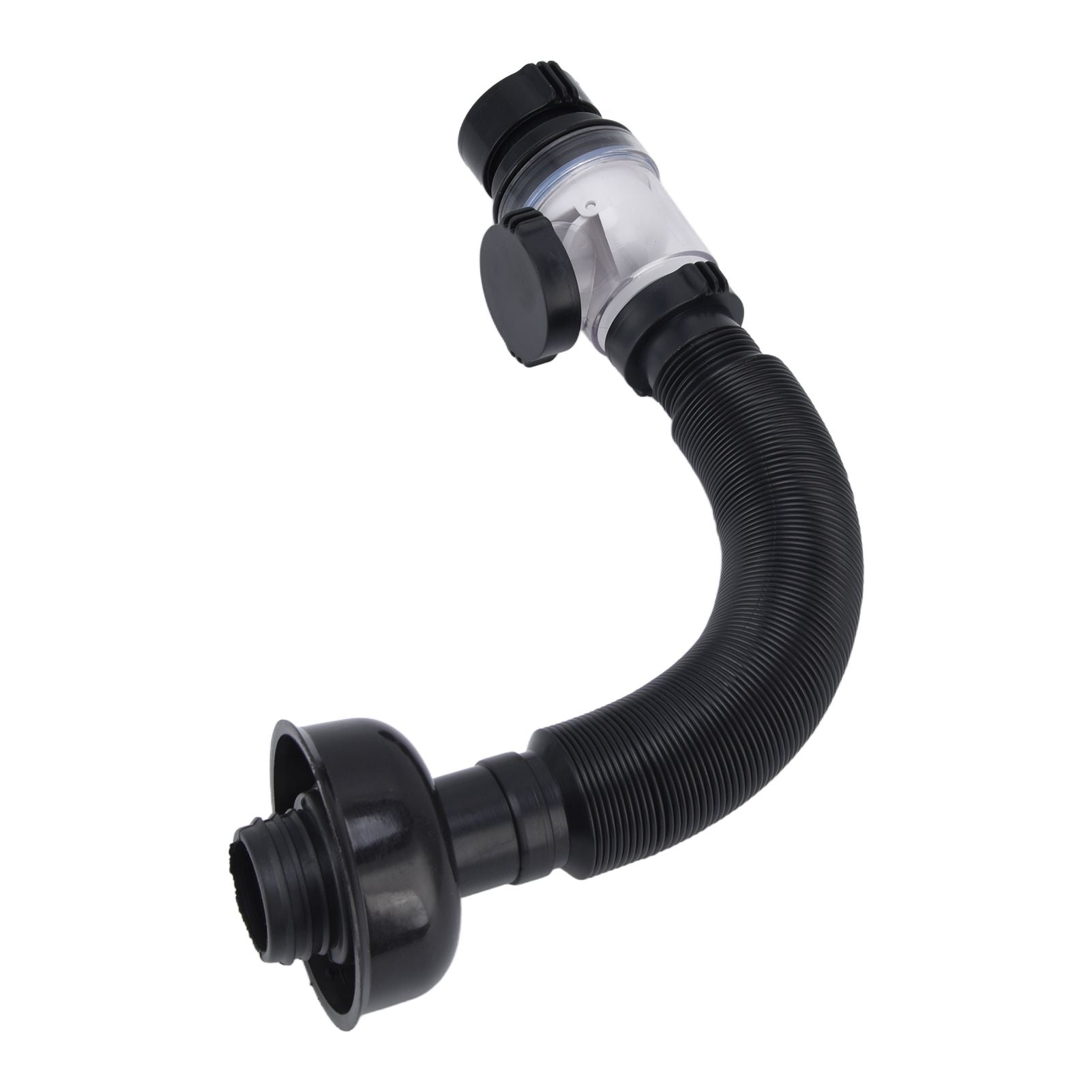 Basin Drain Pipe Wash Basin Sink Drain Hose Flexible PVC Water Pipe for Kitchen Bathroom BlackMulti Function V1294-YM0523-3112220022511