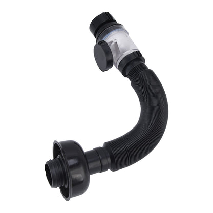 Basin Drain Pipe Wash Basin Sink Drain Hose Flexible PVC Water Pipe for Kitchen Bathroom BlackMulti Function V1294-YM0523-3112220022511