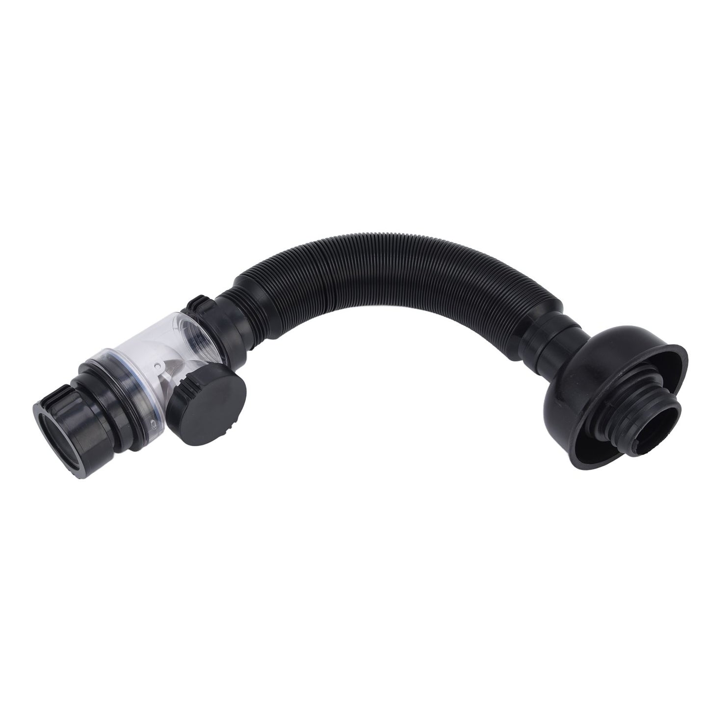 Basin Drain Pipe Wash Basin Sink Drain Hose Flexible PVC Water Pipe for Kitchen Bathroom BlackMulti Function V1294-YM0523-3112220022511