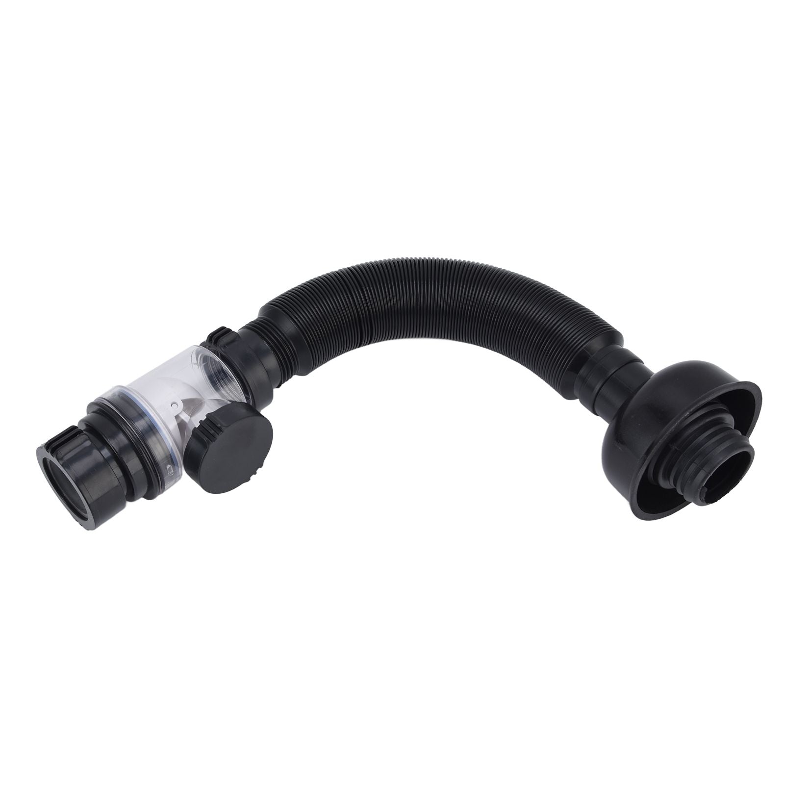 Basin Drain Pipe Wash Basin Sink Drain Hose Flexible PVC Water Pipe for Kitchen Bathroom BlackMulti Function V1294-YM0523-3112220022511