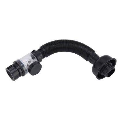 Basin Drain Pipe Wash Basin Sink Drain Hose Flexible PVC Water Pipe for Kitchen Bathroom BlackMulti Function V1294-YM0523-3112220022511
