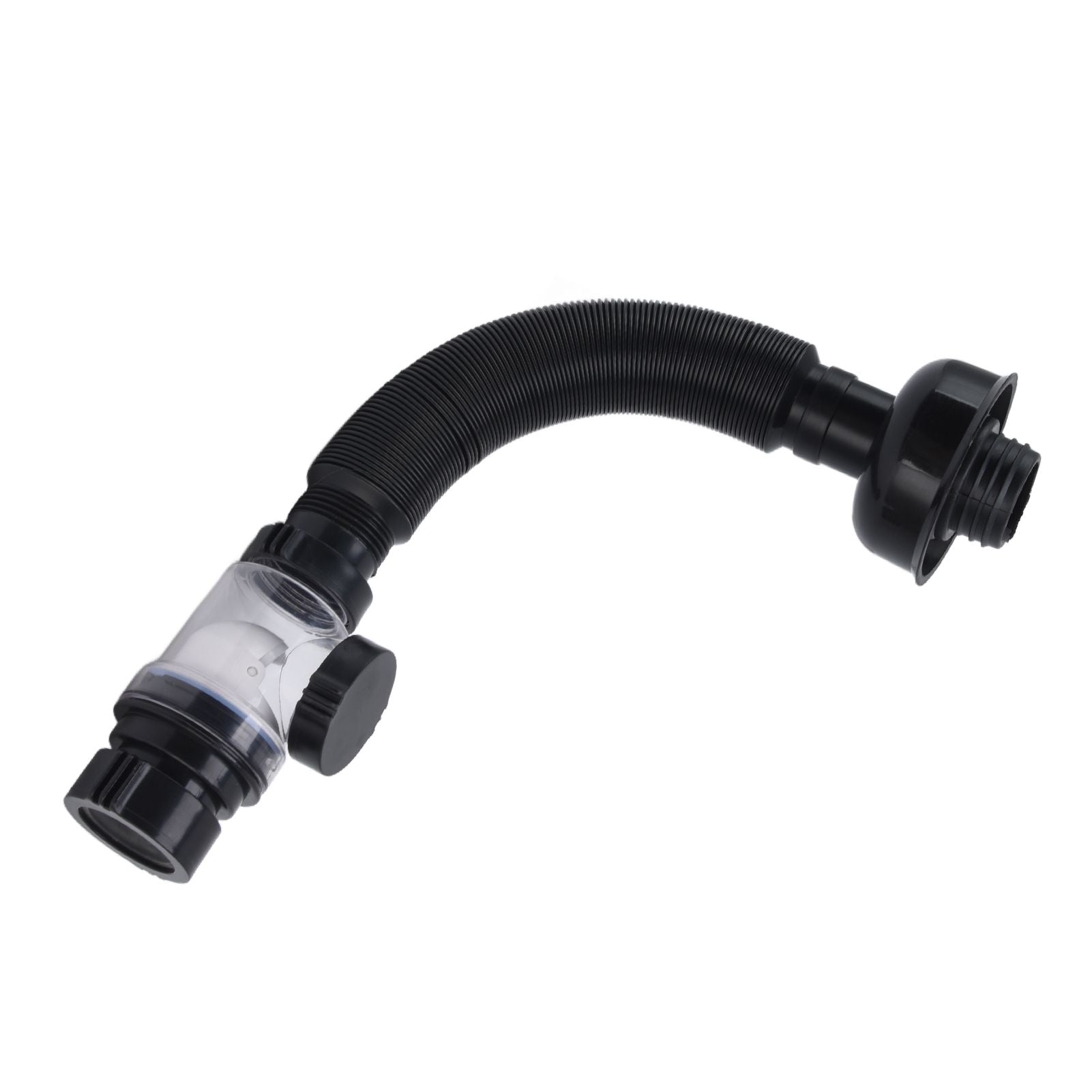 Basin Drain Pipe Wash Basin Sink Drain Hose Flexible PVC Water Pipe for Kitchen Bathroom BlackMulti Function V1294-YM0523-3112220022511