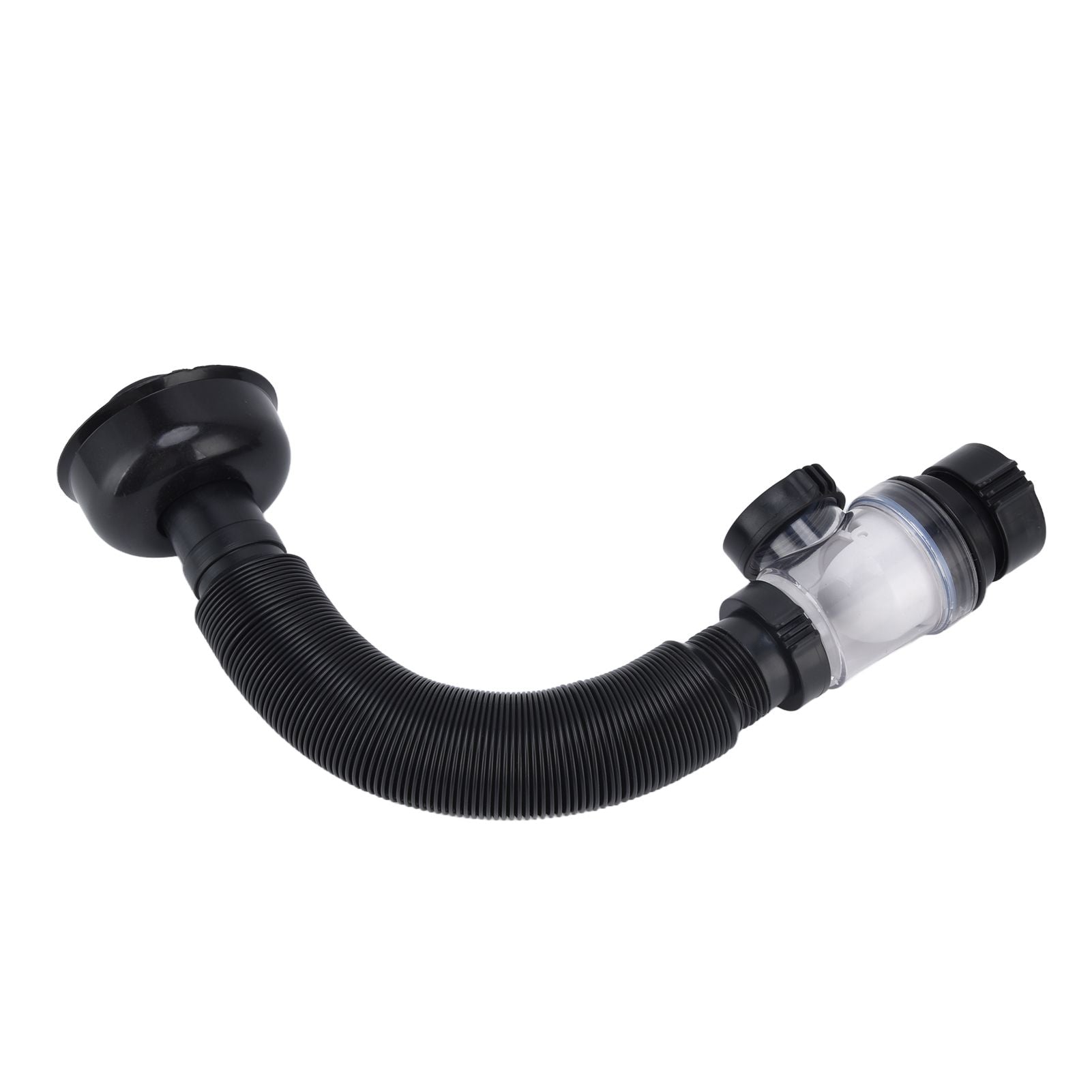 Basin Drain Pipe Wash Basin Sink Drain Hose Flexible PVC Water Pipe for Kitchen Bathroom BlackMulti Function V1294-YM0523-3112220022511