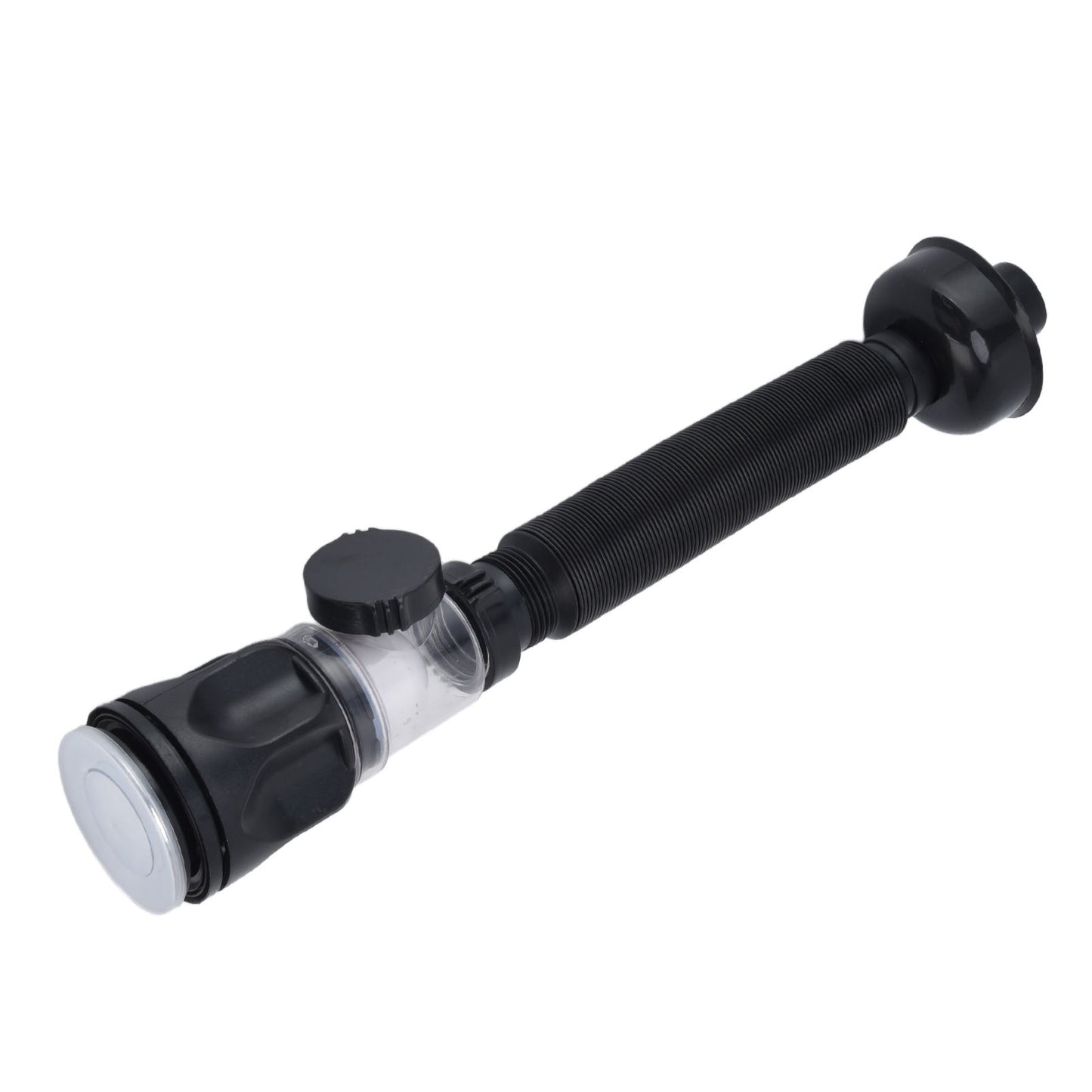 Basin Drain Pipe Wash Basin Sink Drain Hose Flexible PVC Water Pipe for Kitchen Bathroom BlackMulti Function V1294-YM0523-3112220022512