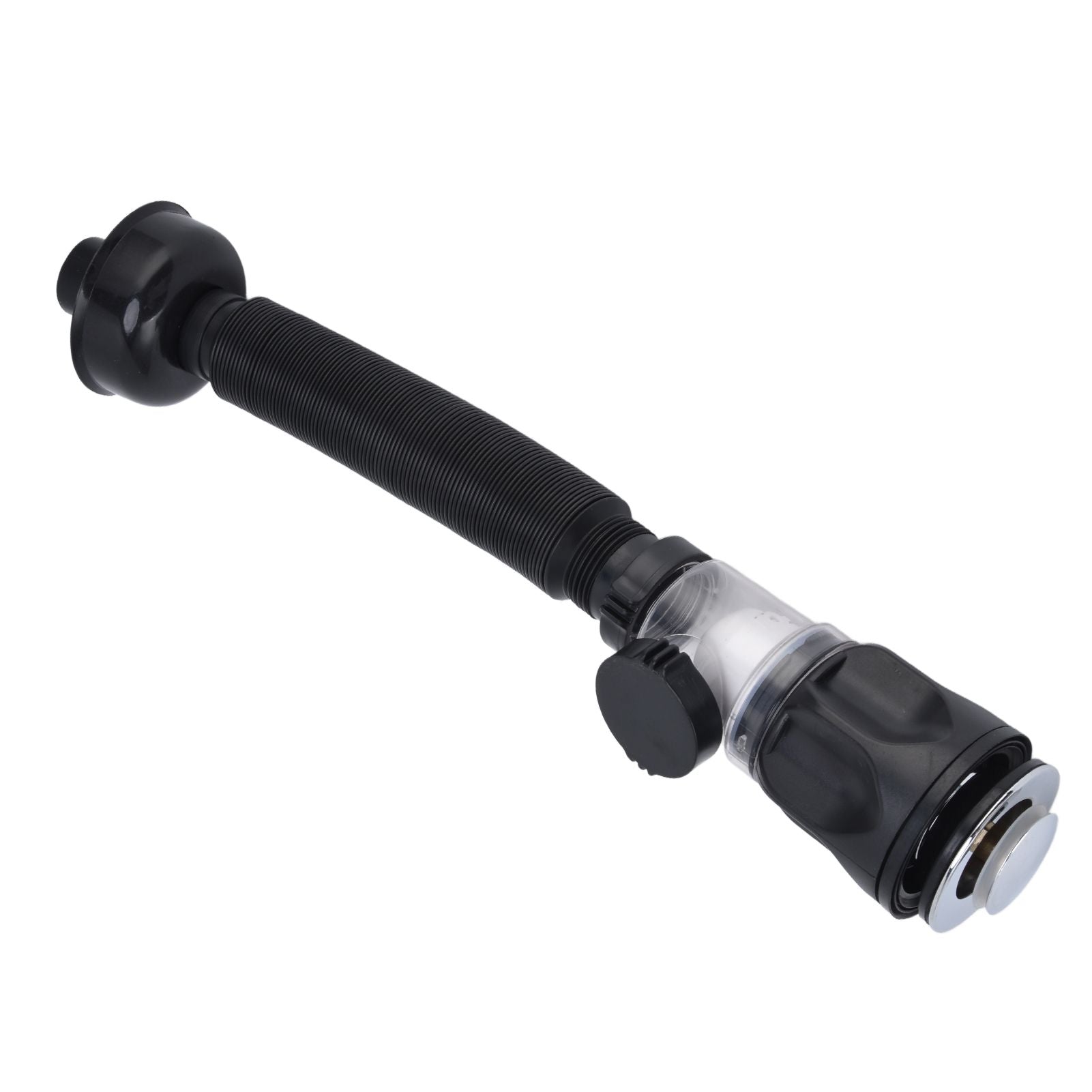 Basin Drain Pipe Wash Basin Sink Drain Hose Flexible PVC Water Pipe for Kitchen Bathroom BlackMulti Function V1294-YM0523-3112220022512