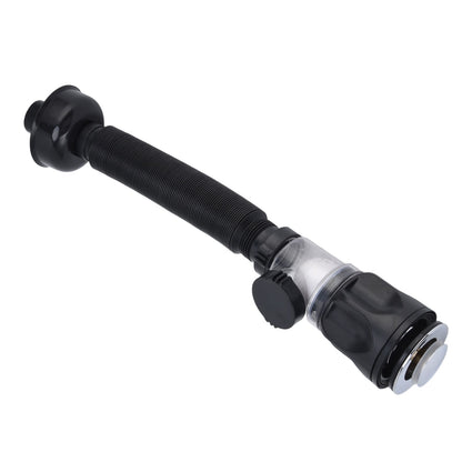Basin Drain Pipe Wash Basin Sink Drain Hose Flexible PVC Water Pipe for Kitchen Bathroom BlackMulti Function V1294-YM0523-3112220022512