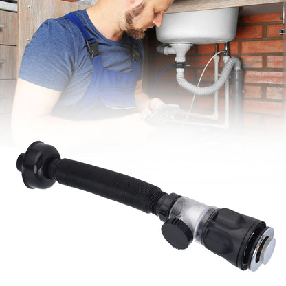 Basin Drain Pipe Wash Basin Sink Drain Hose Flexible PVC Water Pipe for Kitchen Bathroom BlackMulti Function V1294-YM0523-3112220022512