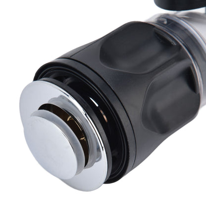 Basin Drain Pipe Wash Basin Sink Drain Hose Flexible PVC Water Pipe for Kitchen Bathroom BlackMulti Function V1294-YM0523-3112220022512