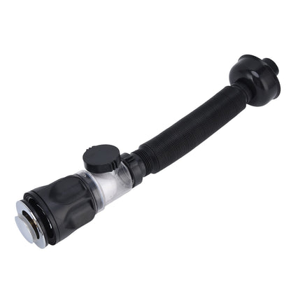 Basin Drain Pipe Wash Basin Sink Drain Hose Flexible PVC Water Pipe for Kitchen Bathroom BlackMulti Function V1294-YM0523-3112220022512