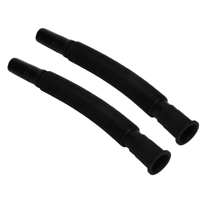 2Pcs Basin Drain Pipe Wash Basin Sink Drain Hose Flexible PVC Water Pipe for Kitchen Bathroom Black V1294-YM0523-3112220022611