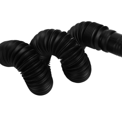 2Pcs Basin Drain Pipe Wash Basin Sink Drain Hose Flexible PVC Water Pipe for Kitchen Bathroom Black V1294-YM0523-3112220022611