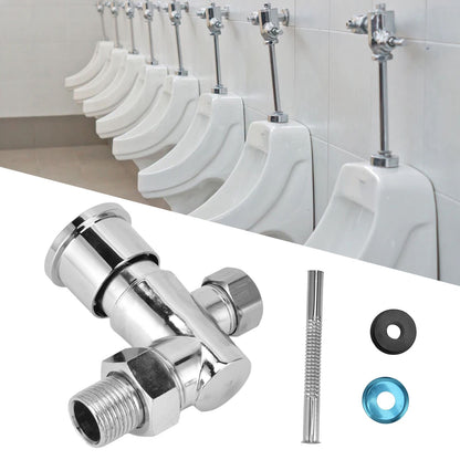 Flashing Valve G1/2 Zinc Alloy Manual Hand Pressing Delayed Durable Glossy Surface Hand Pressing Flashing V1294-YM0523-3112220022711