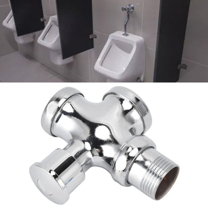 Urinal Flush Valve with Push Button Toilet Delay Flushing Valve Toilet Tank Parts Replacement DN20 DN25 V1294-YM0523-3112220023011