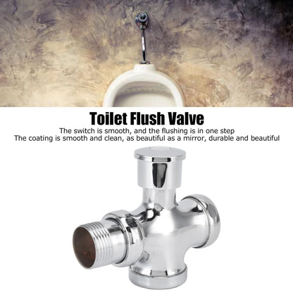Urinal Flush Valve with Push Button Toilet Delay Flushing Valve Toilet Tank Parts Replacement DN20 DN25 V1294-YM0523-3112220023011