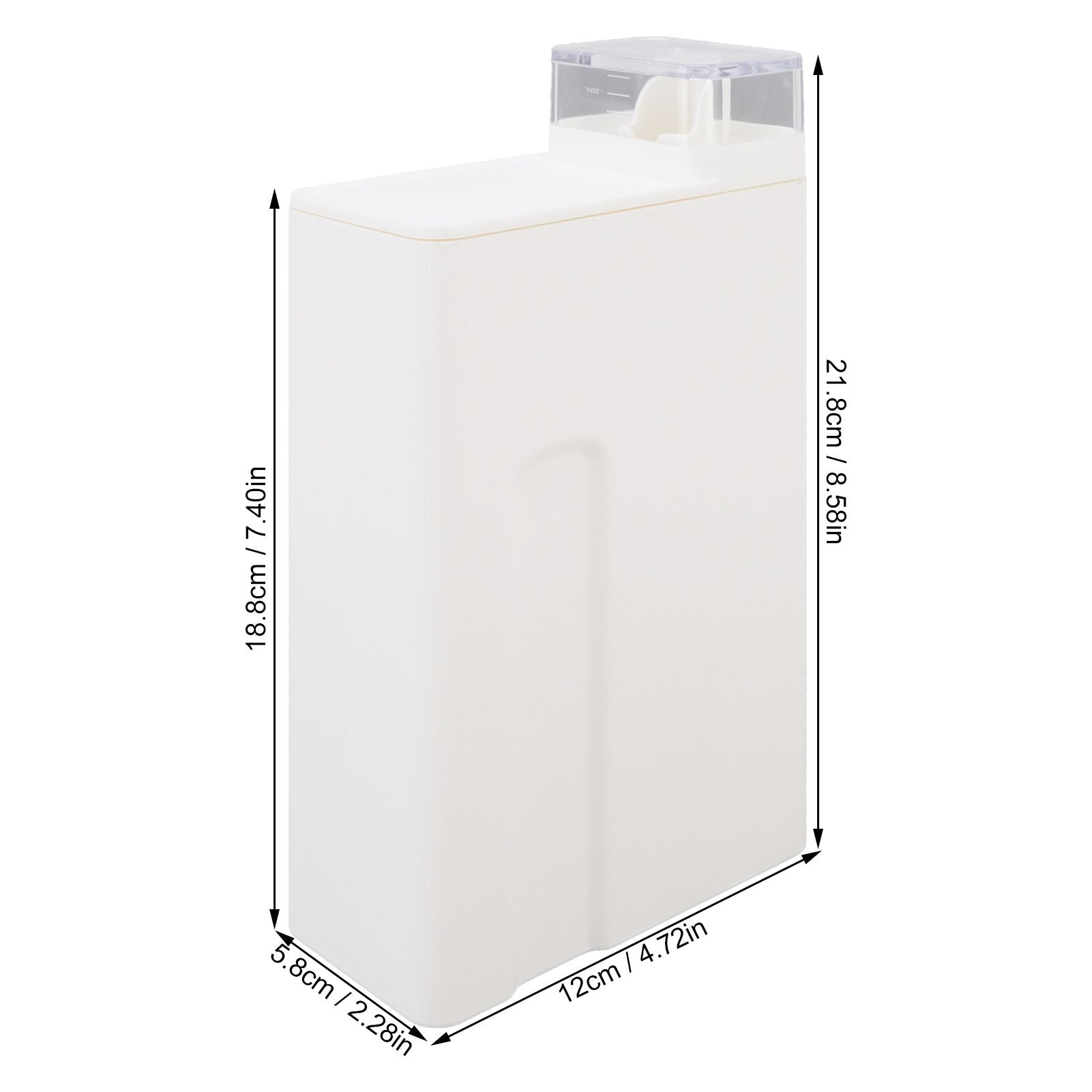 Empty Laundry Detergent Dispenser Bottles Reusable Supplementary Care Agent Container for Bathroom Washroom V1294-YM0523-3112220024611