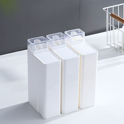 Empty Laundry Detergent Dispenser Bottles Reusable Supplementary Care Agent Container for Bathroom Washroom V1294-YM0523-3112220024611
