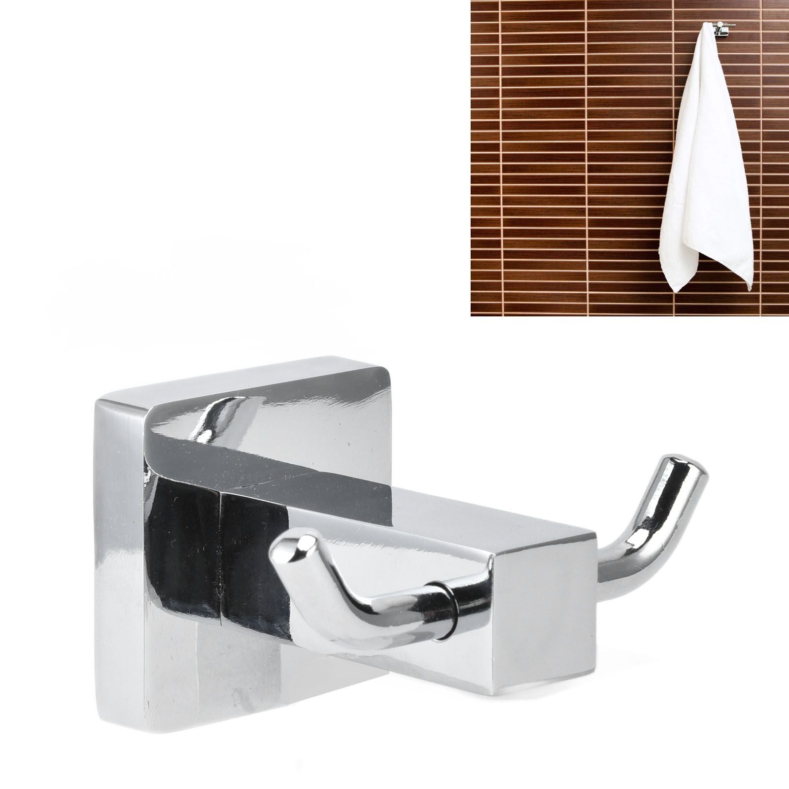 Wall Mounted Coat Hook Stainless Steel Towel Robe Clothes Hook for Bath Kitchen Hotel V1294-YM0523-3112220024711