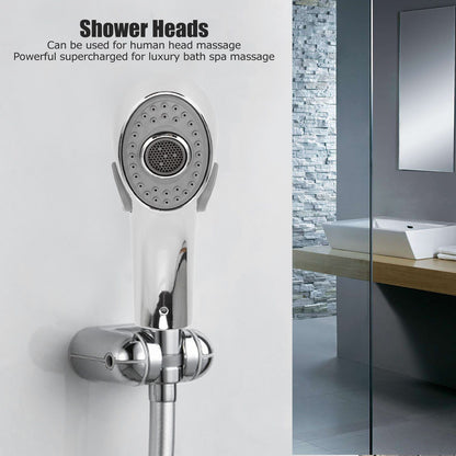 Handheld Shower Heads Silicone Massage Nozzle Ergonomic Handle with G1/2 Interface Shower Heads for Human V1294-YM0523-3112220025011