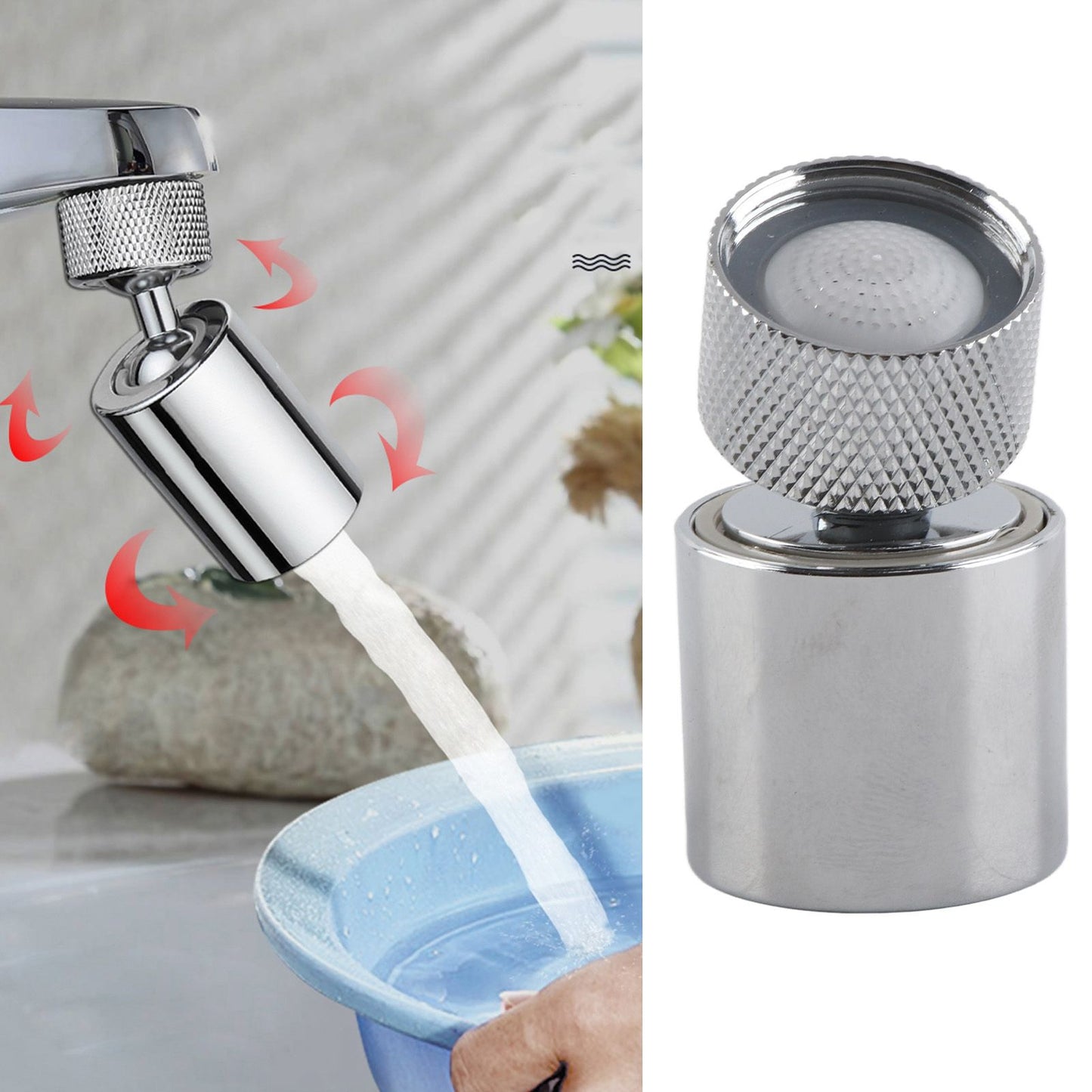Sink Nozzle Kitchen Faucet Sprayer Head Rotating Faucet Head Spray Proof Wide Angle for Household V1294-YM0523-3112220026411
