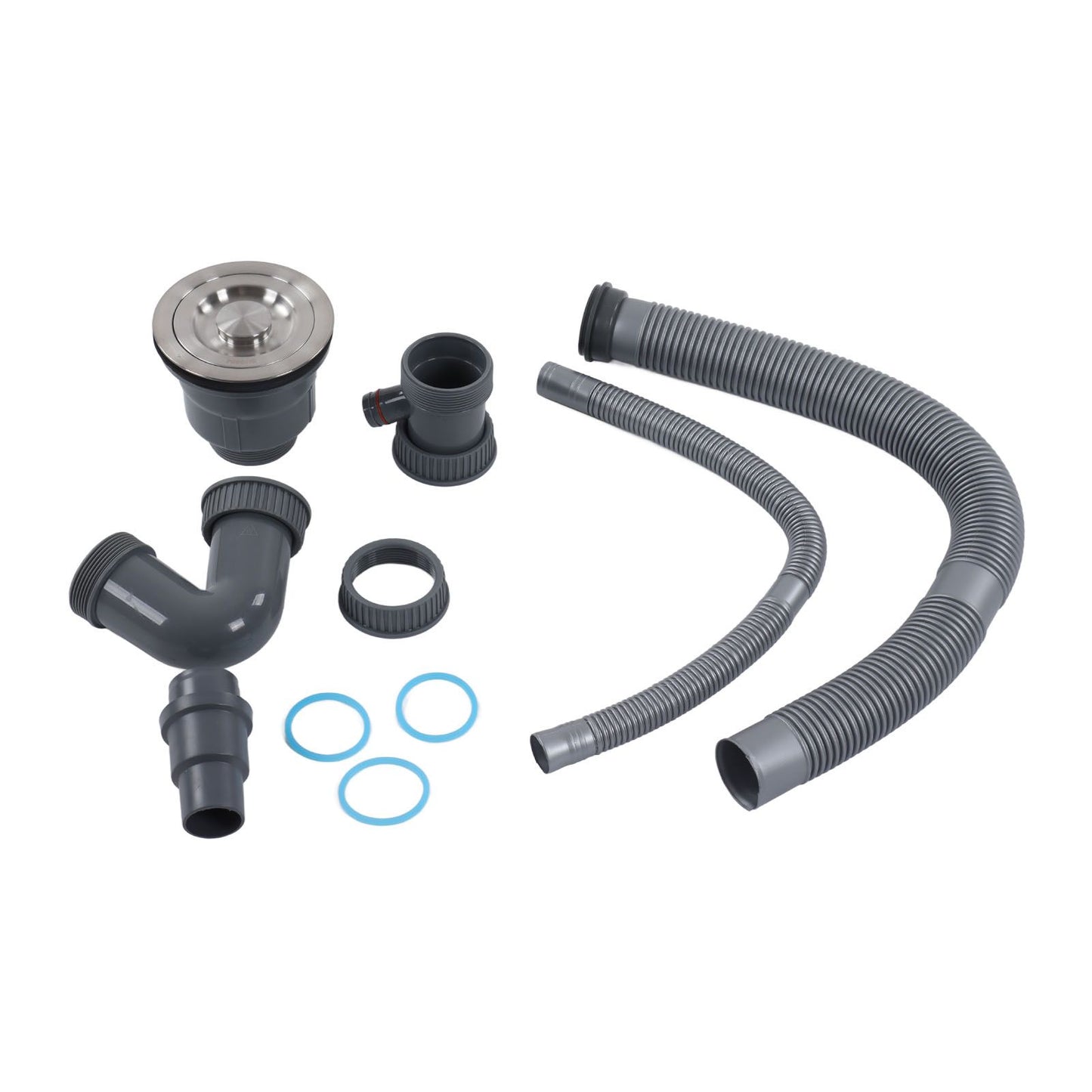 Kitchen Sink Strainer Drain Hose Single Sink Drain Set Kitchen Drain Fittings Appliances V1294-YM0523-3112220028011